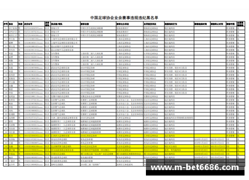 足球球员禁赛制度分析与国际标准比较